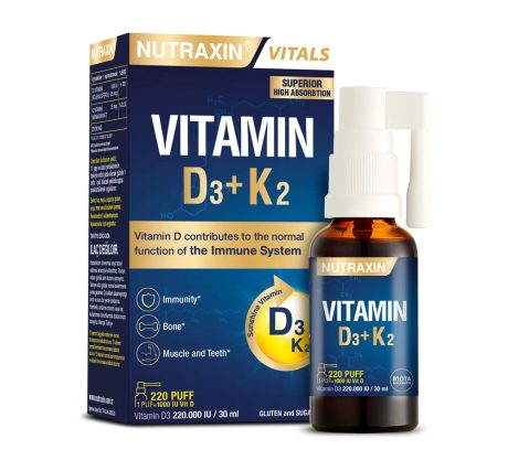 31. NUTRAXIN VITAMIN D3K2 SPRAY 30ml.