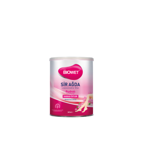 BIOWET vosak za depilaciju konzerva 240ml-Powdered