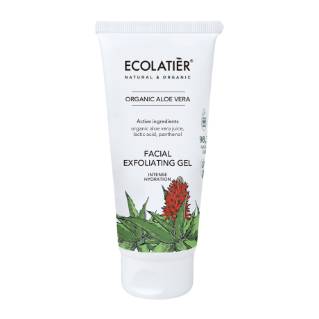7.Facial Exfoliating Gel Intense Hydration Organic Aloe Vera, 100 ml 8606032062034