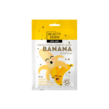 BEAUTYDERM Cosmetic maska Banana Nutrition, 15 ml