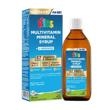 NUTRAXIN KIDS MULTIVITAMIN MINERAL SYRUP 150ml