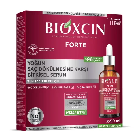 4,BIOXCIN SERUM FORTE FOR INTESIVE HAIR LOSS 3x50ml