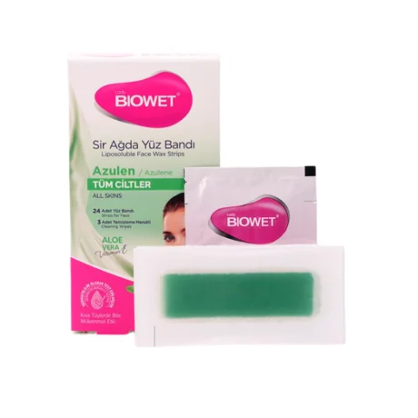 6,1BIOWET traka sa voskom - za lice 27.kom. Azulene + Aloe Vera